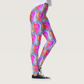 ABL - 161 - Rosa Herzen - Leggings (Rechts)