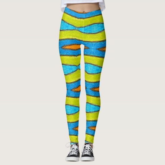 ABL - 189 - Federstreifen - Leggings (Vorderseite)