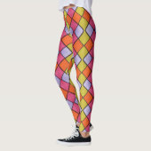 ABL - 2015 - Lila-grün-orange - Leggings (Links)