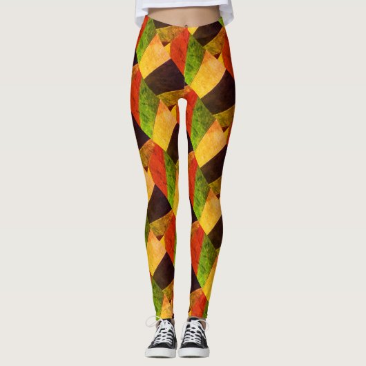 ABL - 201 - Warmes Puzzle - Leggings (Vorderseite)