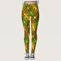 ABL - 304 - Red Gecko - Leggings