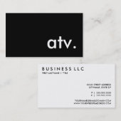 ABl. Visitenkarte (Vorne/Hinten)