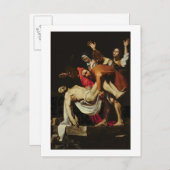 Ablagerung, 1602-4 (Öl auf Leinwand) Postkarte (Vorne/Hinten)