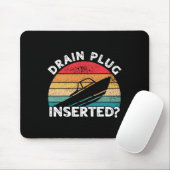 Ablassstopfen Eingesetzt Lustige Boote Retro-Boots Mousepad (Mit Mouse)