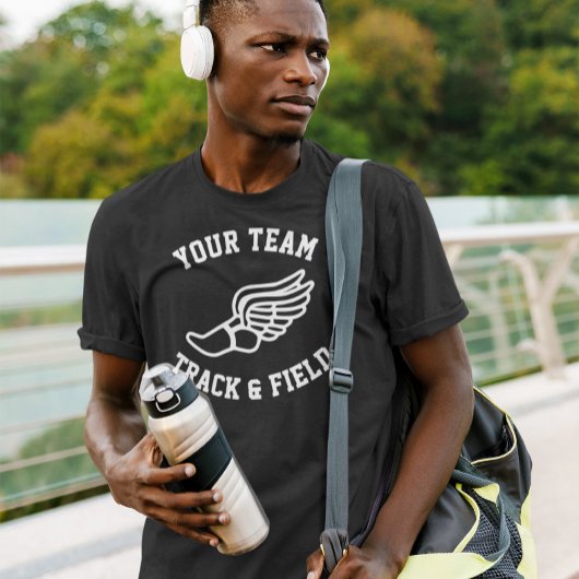Ablaufverfolgung und Feldbenutzerdefinierter Teamn T-Shirt