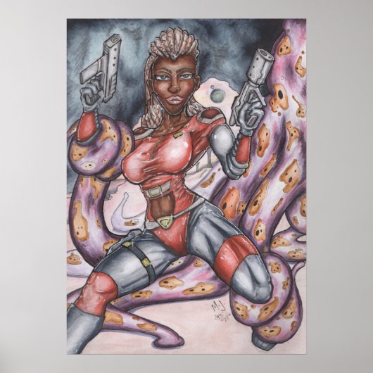 Able Abe Studios Space Adventures' #4 Poster (Vorne)