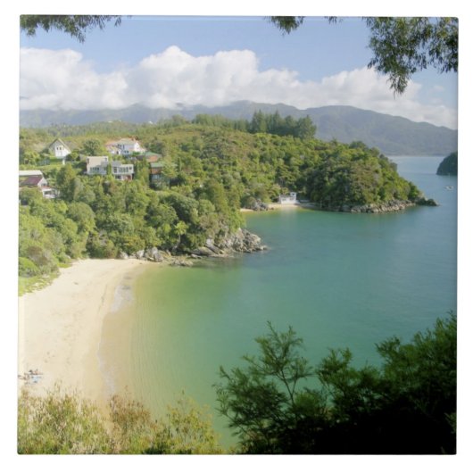 Able Tasman NP, Nelson, Neuseeland. Die vielen Fliese (Vorderseite)