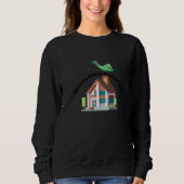 Able to leap buildings in a single bound 1 sweatshirt (Vorderseite)