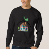 Able to leap buildings in a single bound 1 sweatshirt (Vorderseite)