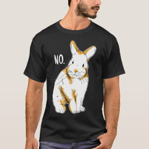 Ablehnung des Rabbit Funny Animals Shirt Rabbi