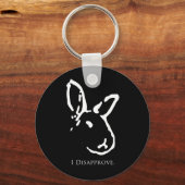 Ablehnung des Schlüsselanhängers von Kaninchen Schlüsselanhänger (Vorderseite)