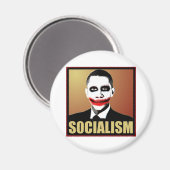 Ablehnung des Sozialismus Magnet (Vorderseite/Rückseite)