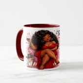 Ablehnung ist ein Segen Kaffeetasse (Vorderseite Links)