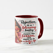Ablehnung ist ein Segen Kaffeetasse (VorderseiteRechts)