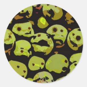 Ablehnung Runder Aufkleber