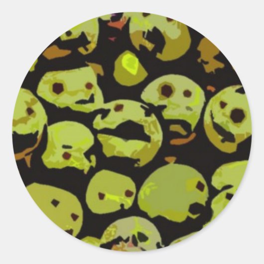 Ablehnung Runder Aufkleber (Vorderseite)