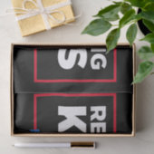 Ablehnung von Königen seit 1776 Patriotische Flagg Seidenpapier (Geschenk)