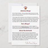 Ableism Bingo Card Chronic Illness Edition Vol. 1 Einladung (Rückseite)