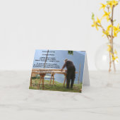 "Ableistung von Sozialstunden" Karte (Gelbe Blume)