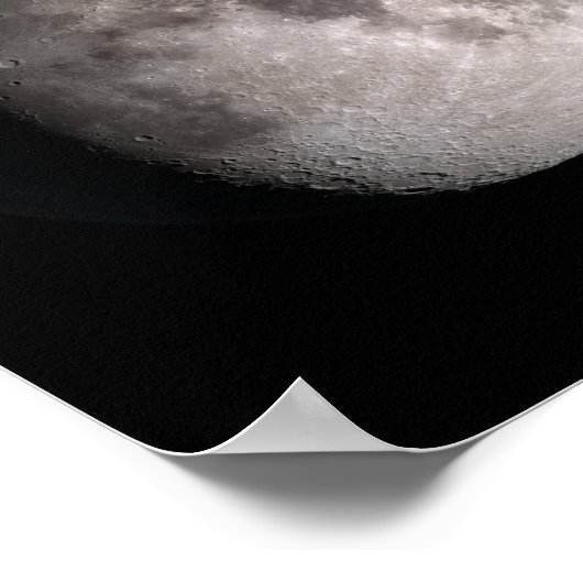 Ablenkbare Mondphase Poster (Ecke)