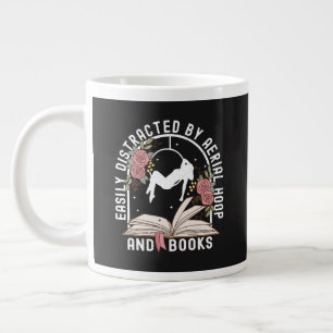 Ablenkbarer Luftreifen und Buch Jumbo-Tasse