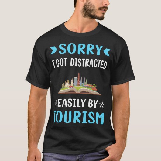 Ablenkter Tourismus T-Shirt (Vorderseite)