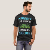 Ablenkter Zoologe T-Shirt (Vorne ganz)