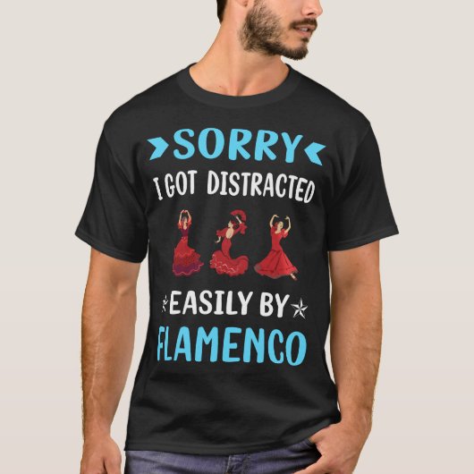 Ablenktes Flamenco T-Shirt (Vorderseite)