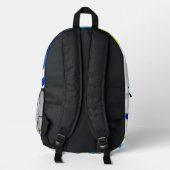 Ablenkung 1 bedruckter rucksack (Rückseite)