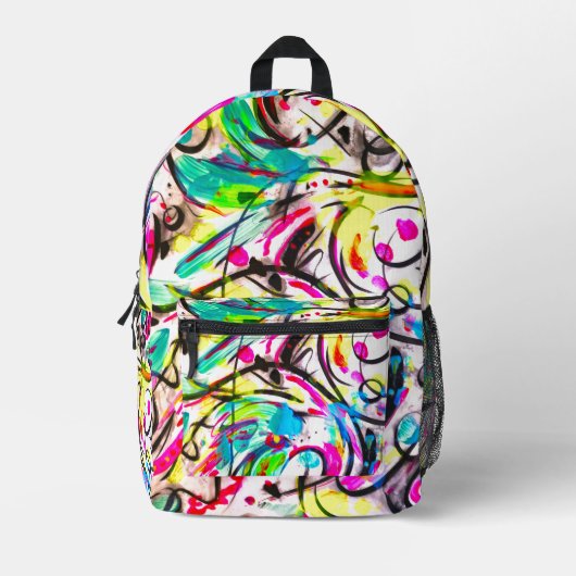 Ablenkung 3 bedruckter rucksack (Vorderseite)