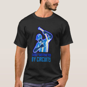 Ablenkung Durch Stromkreise Spannung Handwerker T-Shirt