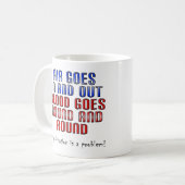 Ablenkung ist ein Problem, das sich durch eine lus Kaffeetasse (Vorderseite Links)