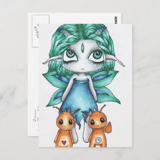 Ablenkungsmanöver Postkarte (Vorne/Hinten)