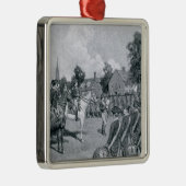 Ablesen der Erklärung vor Washington Ornament Aus Metall (Rechts)