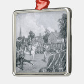 Ablesen der Erklärung vor Washington Ornament Aus Metall (Links)