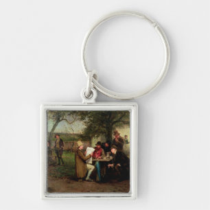 Ablesen der Nachrichten Schlüsselanhänger