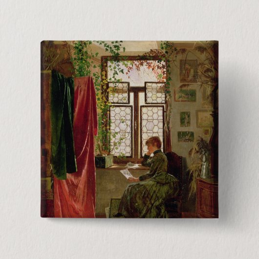 Ablesen des Briefs Button (Vorderseite)