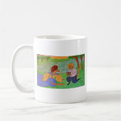 Ablesen durch den Fluss Kaffeetasse (Links)