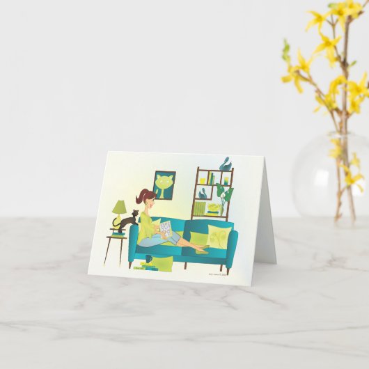 Ablesen Karte (Gelbe Blume)