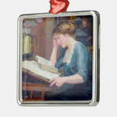 Ablesen Silbernes Ornament (Links)