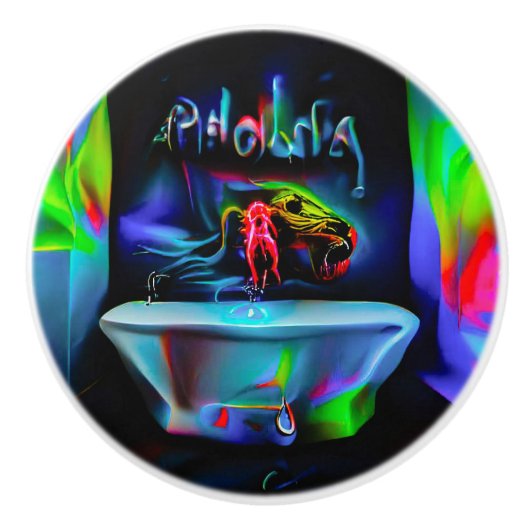 Ablutophobie 2 keramikknauf (Vorderseite)