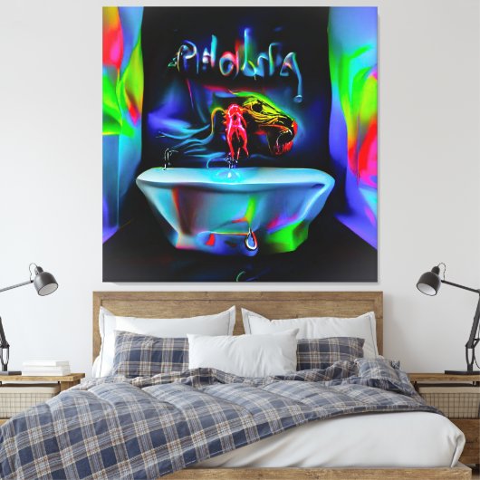 Ablutophobie 2 leinwanddruck (Insitu (Schlafzimmer))