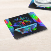 Ablutophobie 2 rechteckiger pappuntersetzer (angewinkelt)