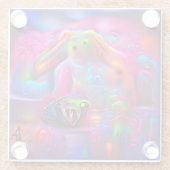 Ablutophobie Glasuntersetzer (Rückseite)