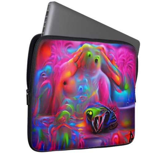 Ablutophobie Laptopschutzhülle (Vorne Rechts)