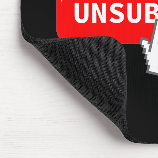 Abmelden Button Funny Geek Mouse Pad Mousepad (Ecke)