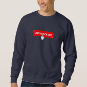 Abmelden Button - Funny Sweatshirt (Vorderseite)