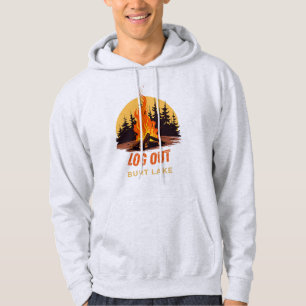 ABMELDEN Lagerfeuer Burt Lake Michigan Hoodie