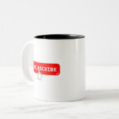 Abmeldetaste - Funny Coffee Tasse (Vorderseite Links)