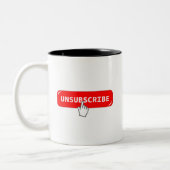 Abmeldetaste - Funny Coffee Tasse (Links)